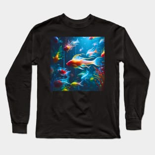 Glass blown fish Long Sleeve T-Shirt
